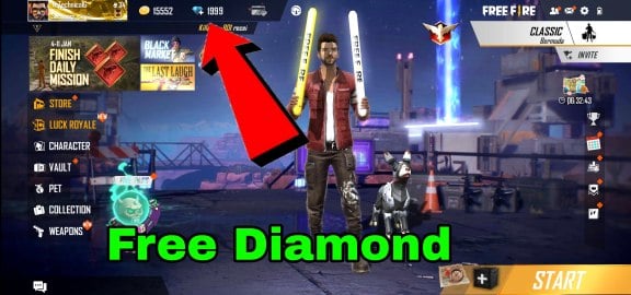 Free Fire Free Diamond-Free Diamond in free Fire-100% Real