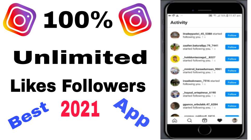 Red Folls App Download- Increase Instagram Followers App