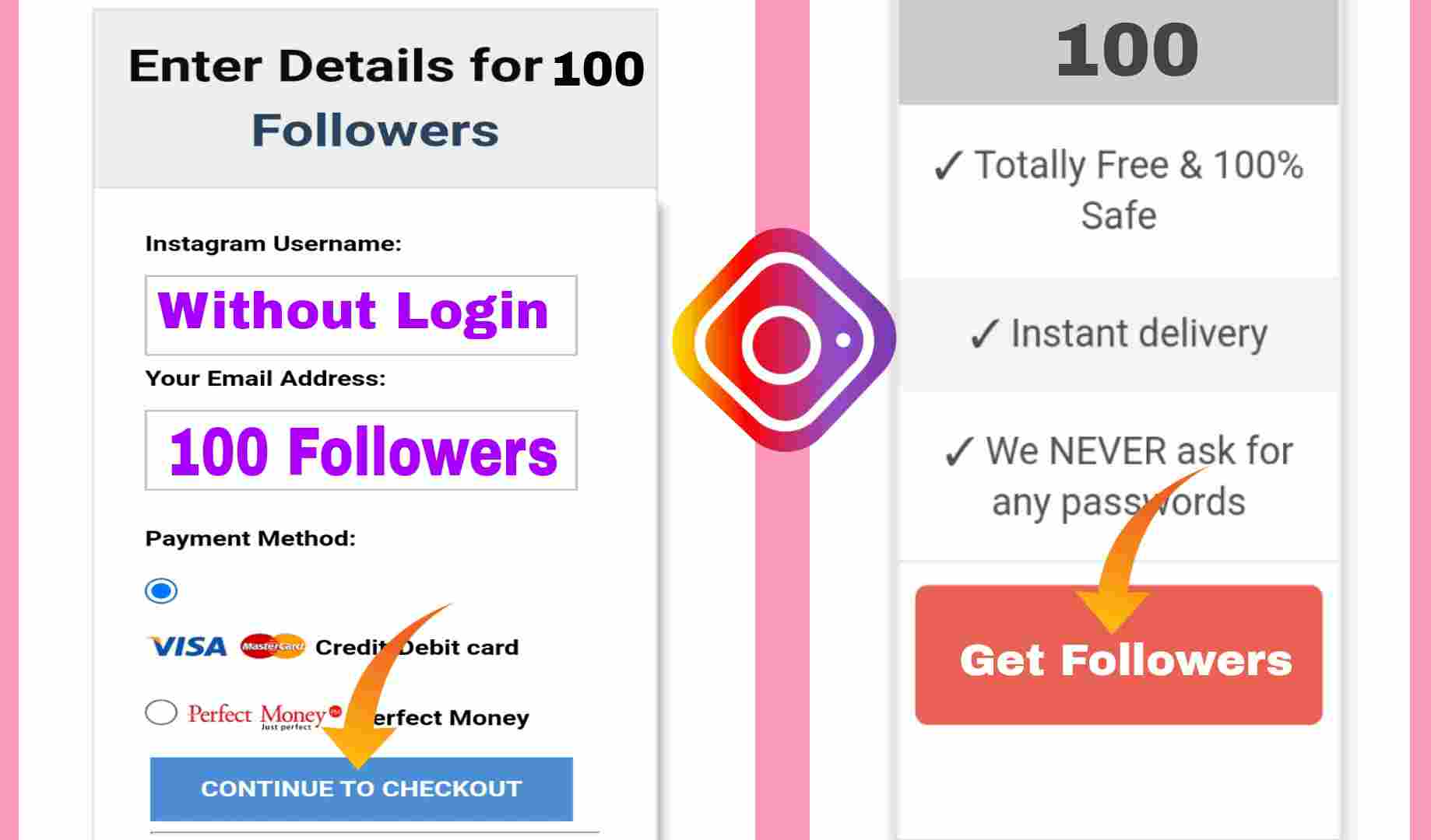 smrole- Free Instagram Followers Website Without Login