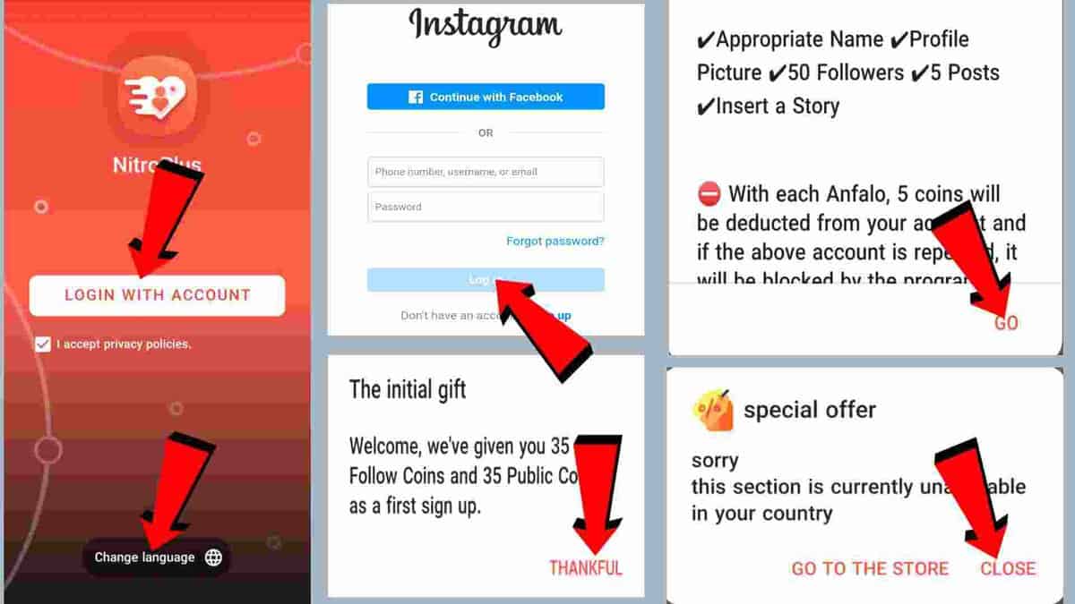 Nitro Plus Apk- Get 100% Free Instagram Followers Instantly