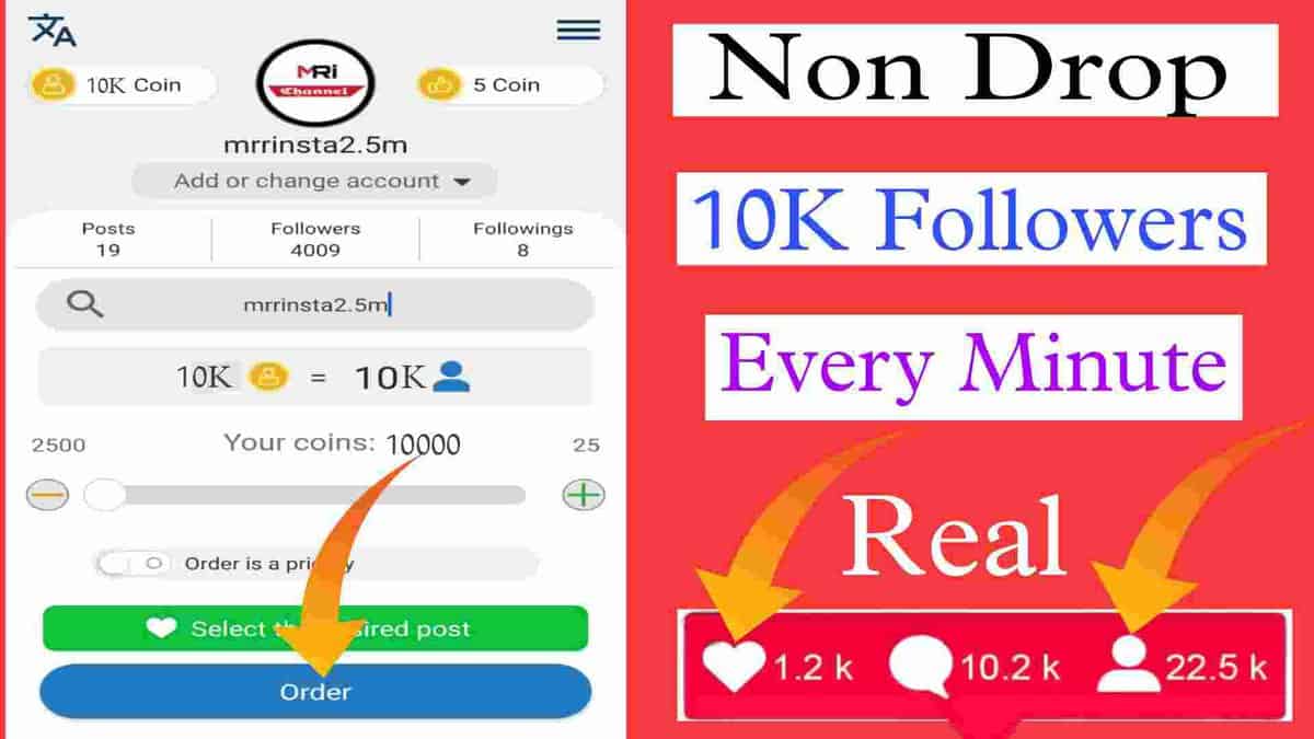 Get Follower New Apk- 10K Followers On Instagram