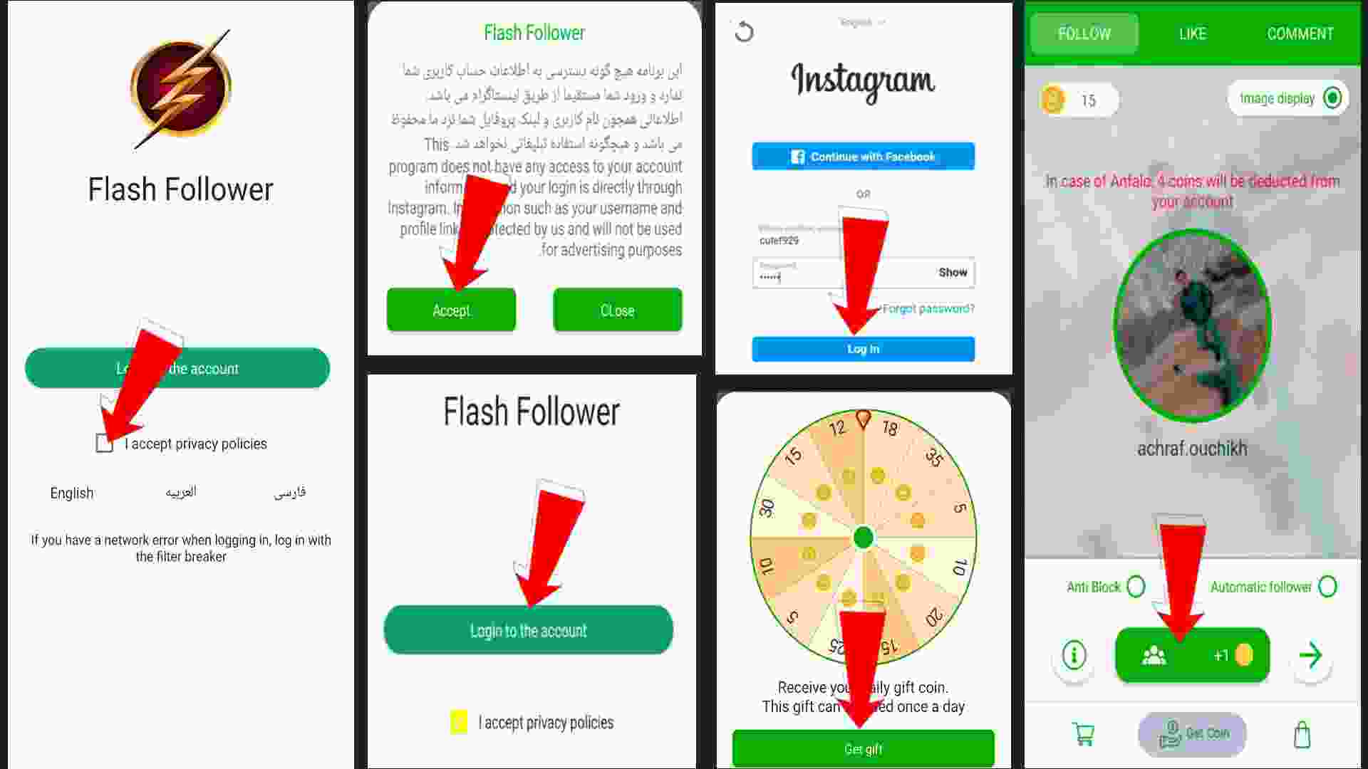 Flash Follower Apk- How To Get Instagram Followers And Likes